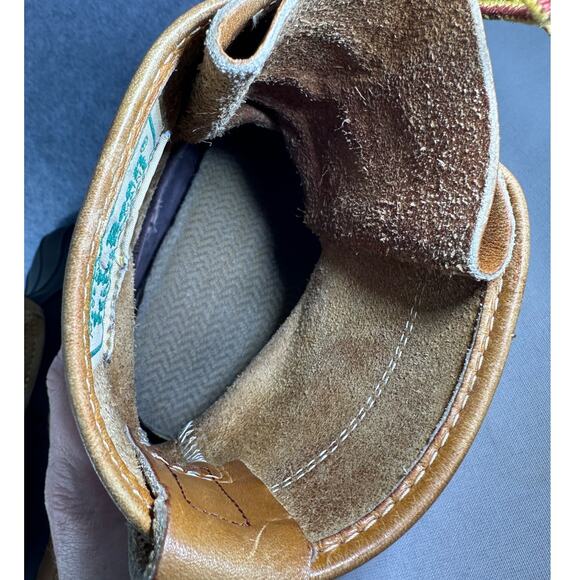 Vintage L.L. Bean Men's sz 10 Hunting Shoe Leather Lace Up Duck Boot Maine USA - Picture 5 of 13